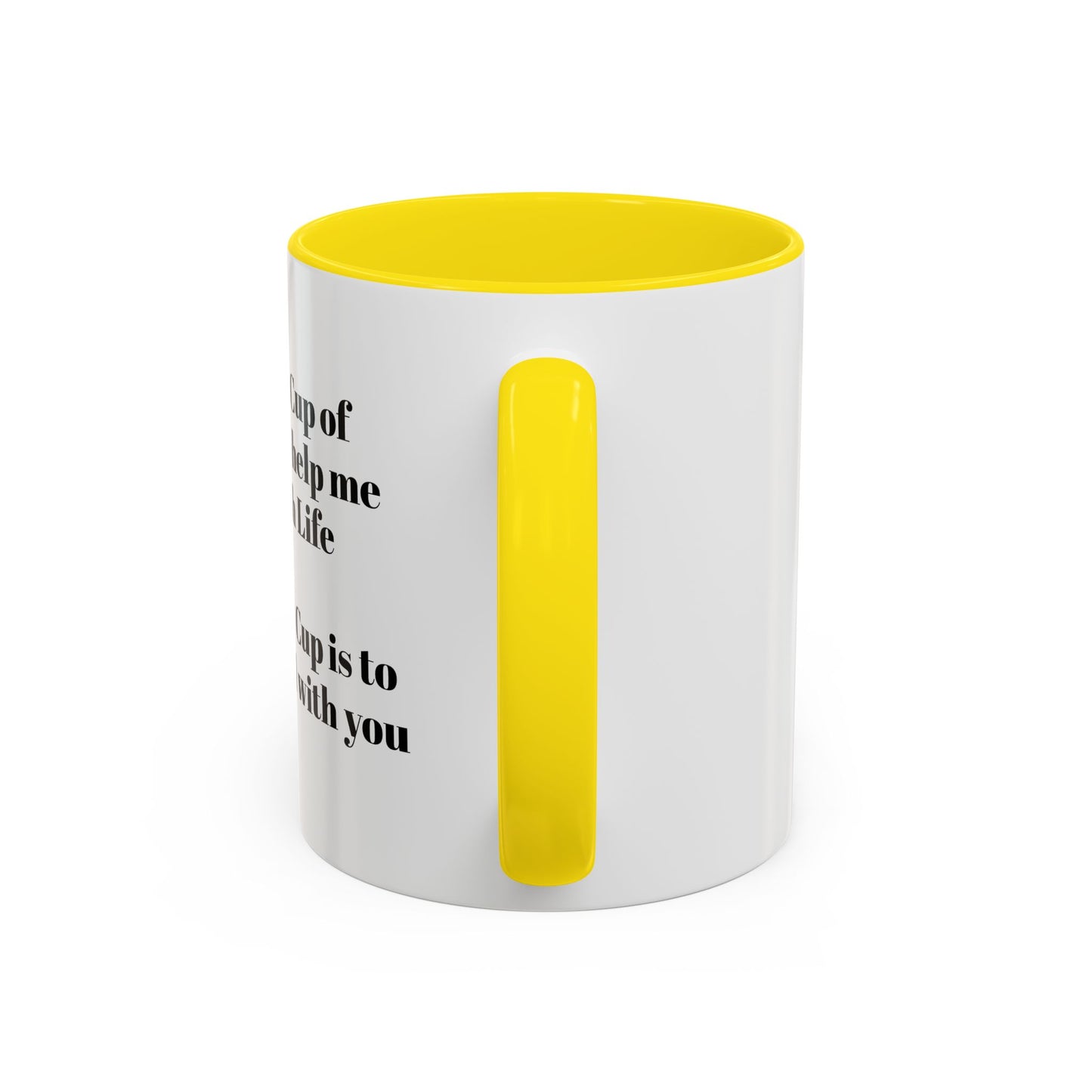 Coffee Mug - Funny Quote Monochrome Design