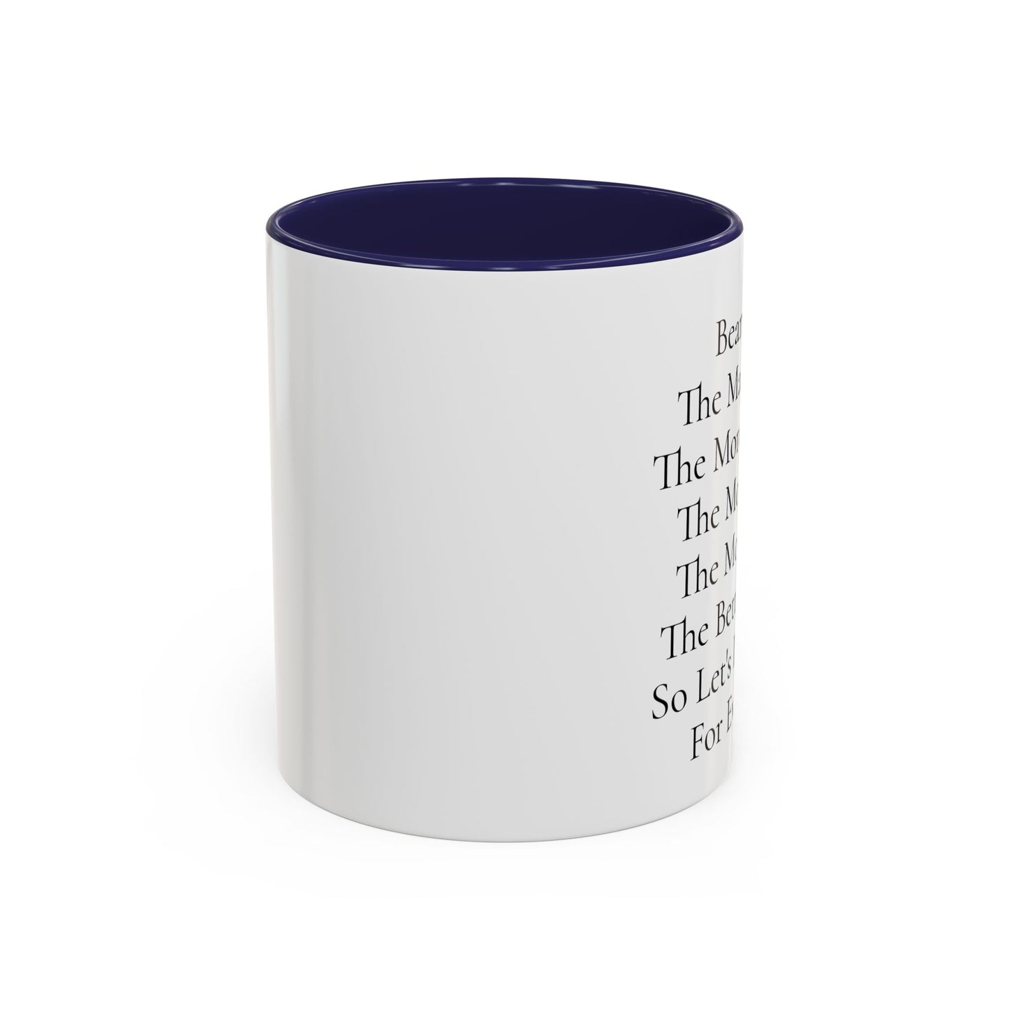 Beans Poem Coffee Mug, Funny Coffee Cup, Gift for Coffee Lovers, Cute Drinkware, Tea Mug for Friends