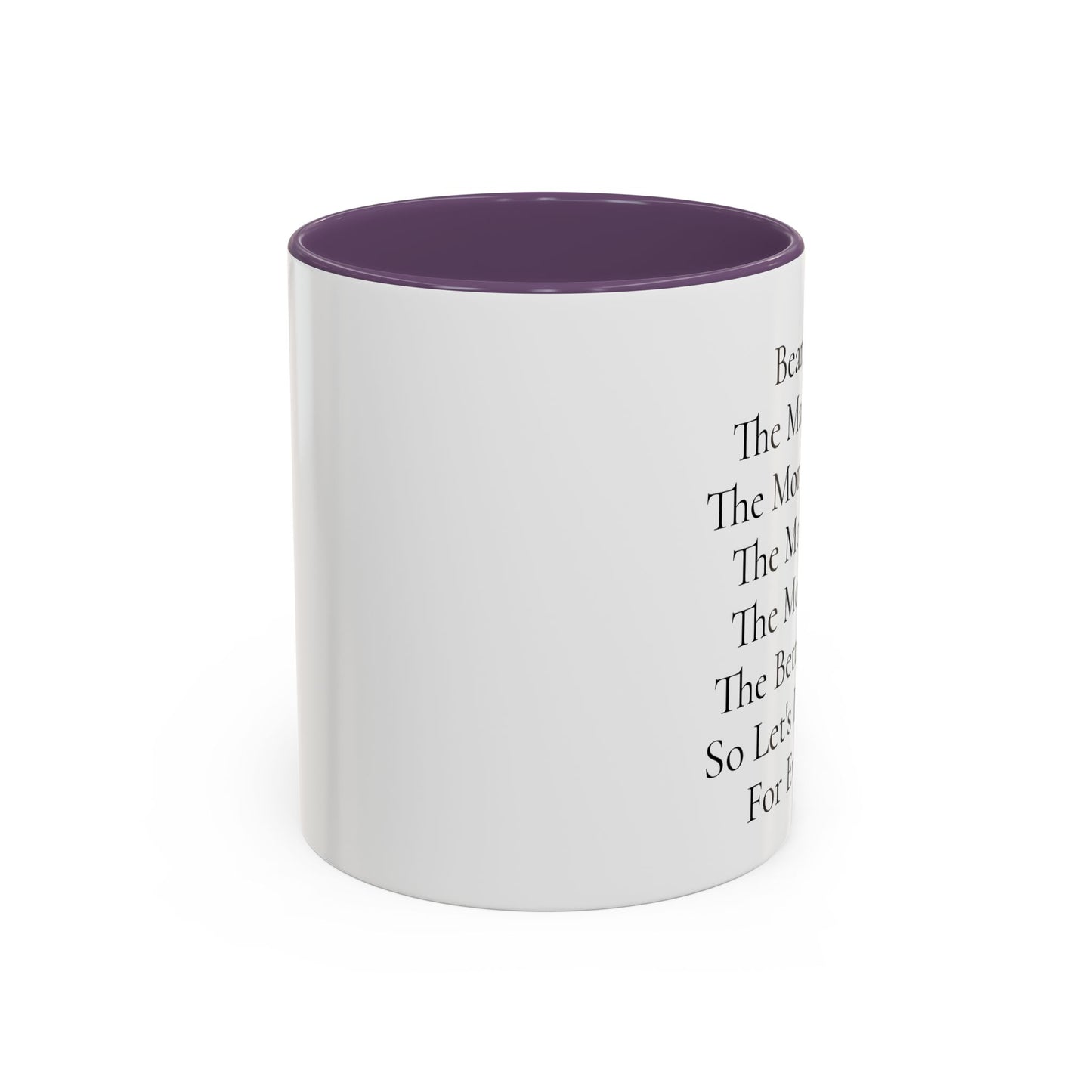 Beans Poem Coffee Mug, Funny Coffee Cup, Gift for Coffee Lovers, Cute Drinkware, Tea Mug for Friends