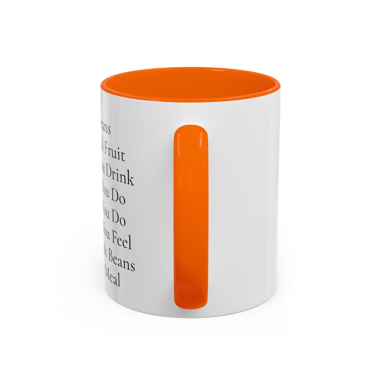 Beans Poem Coffee Mug, Funny Coffee Cup, Gift for Coffee Lovers, Cute Drinkware, Tea Mug for Friends