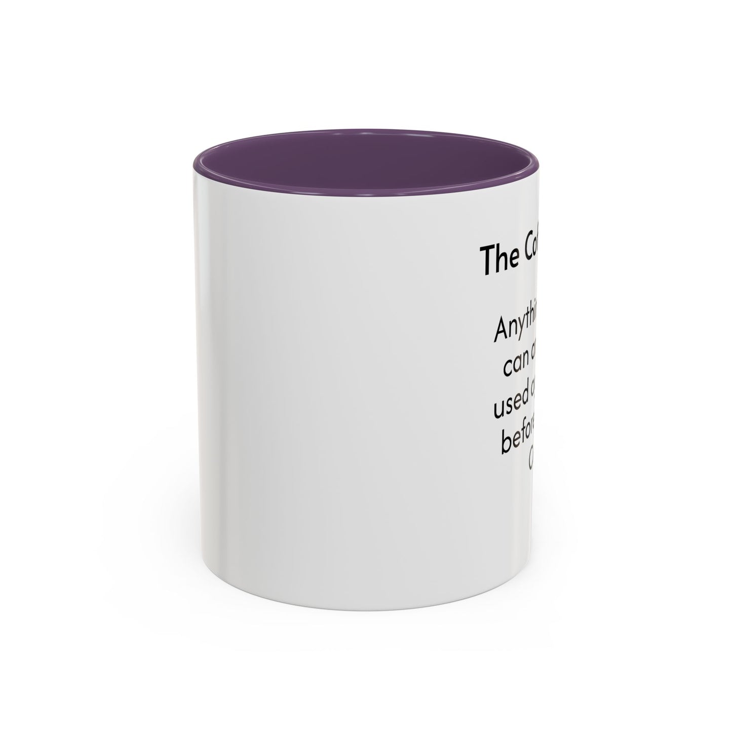 Coffee Rights Accent Mug - Funny Coffee Cup, Gift for Coffee Lovers, Office Humor Mug, Funny Drinkware, Black Handle Mug