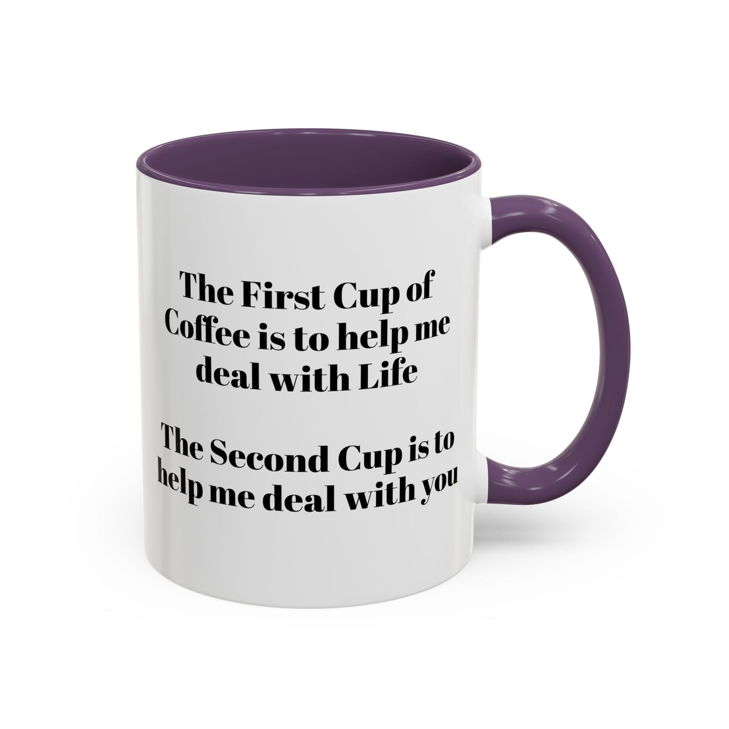 Coffee Mug - Funny Quote Monochrome Design