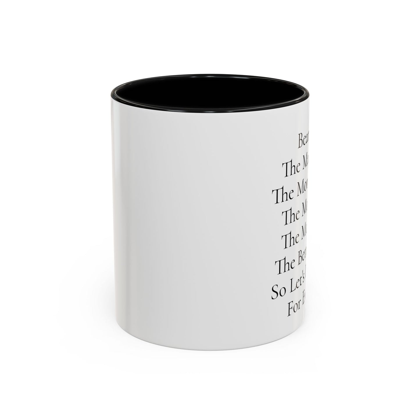 Beans Poem Coffee Mug, Funny Coffee Cup, Gift for Coffee Lovers, Cute Drinkware, Tea Mug for Friends