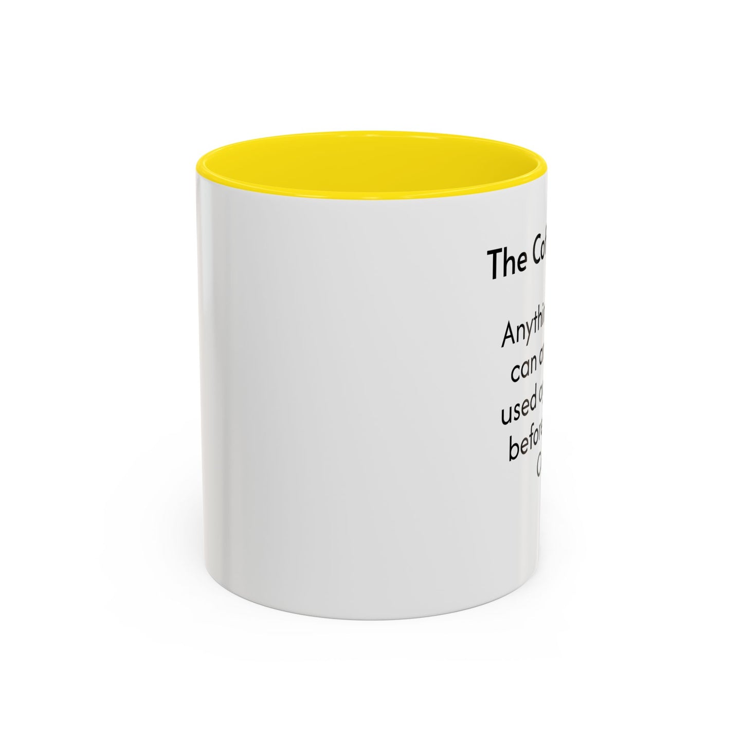 Coffee Rights Accent Mug - Funny Coffee Cup, Gift for Coffee Lovers, Office Humor Mug, Funny Drinkware, Black Handle Mug