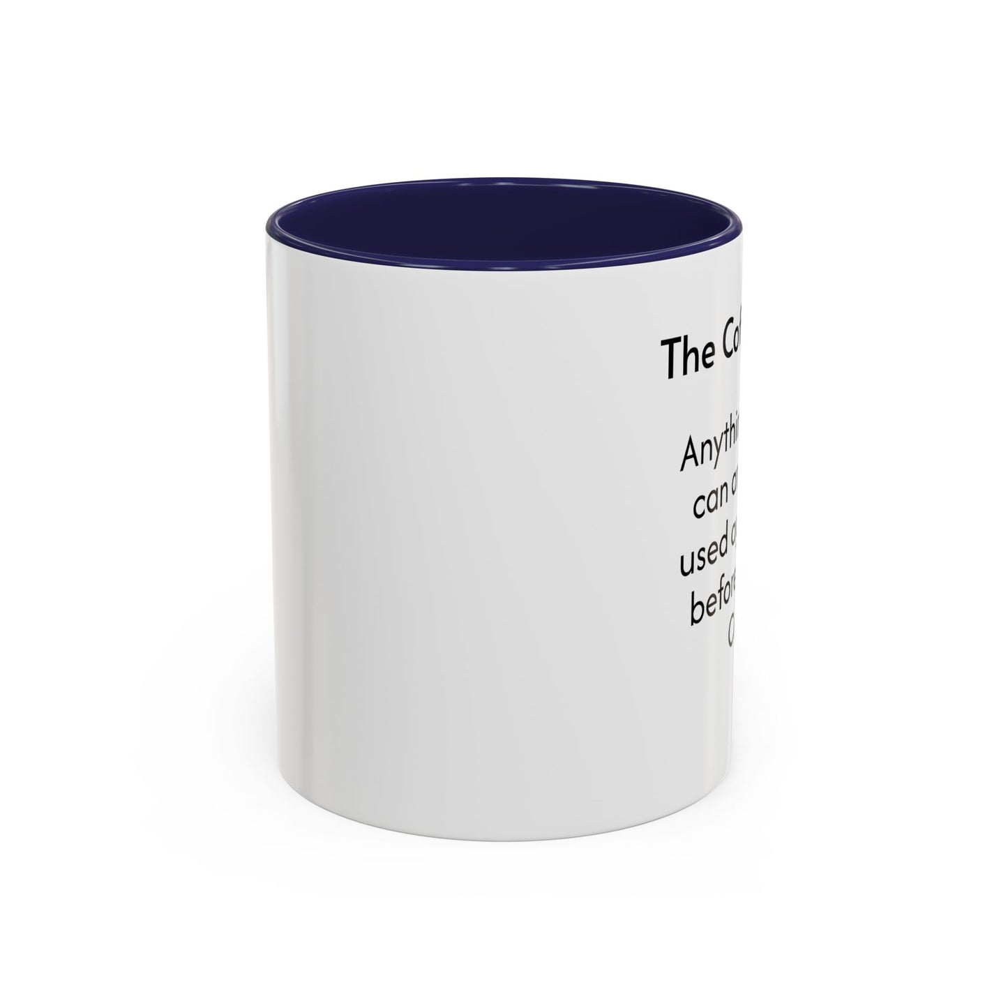 Coffee Rights Accent Mug - Funny Coffee Cup, Gift for Coffee Lovers, Office Humor Mug, Funny Drinkware, Black Handle Mug