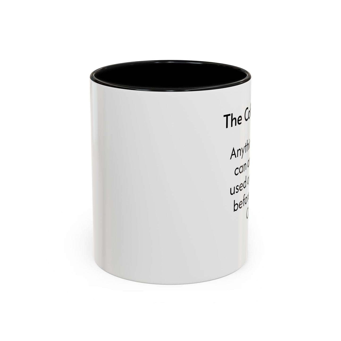Coffee Rights Accent Mug - Funny Coffee Cup, Gift for Coffee Lovers, Office Humor Mug, Funny Drinkware, Black Handle Mug