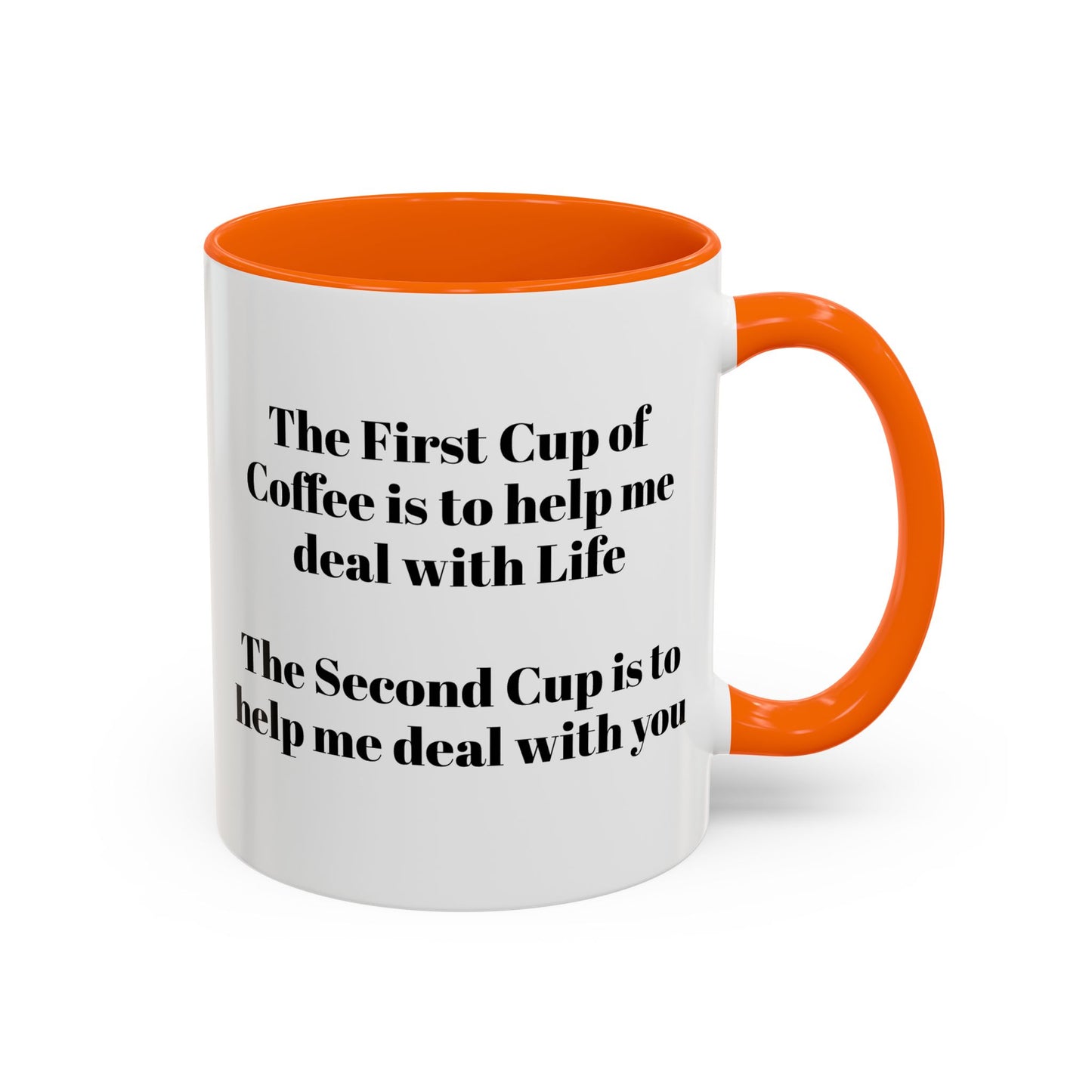 Coffee Mug - Funny Quote Monochrome Design