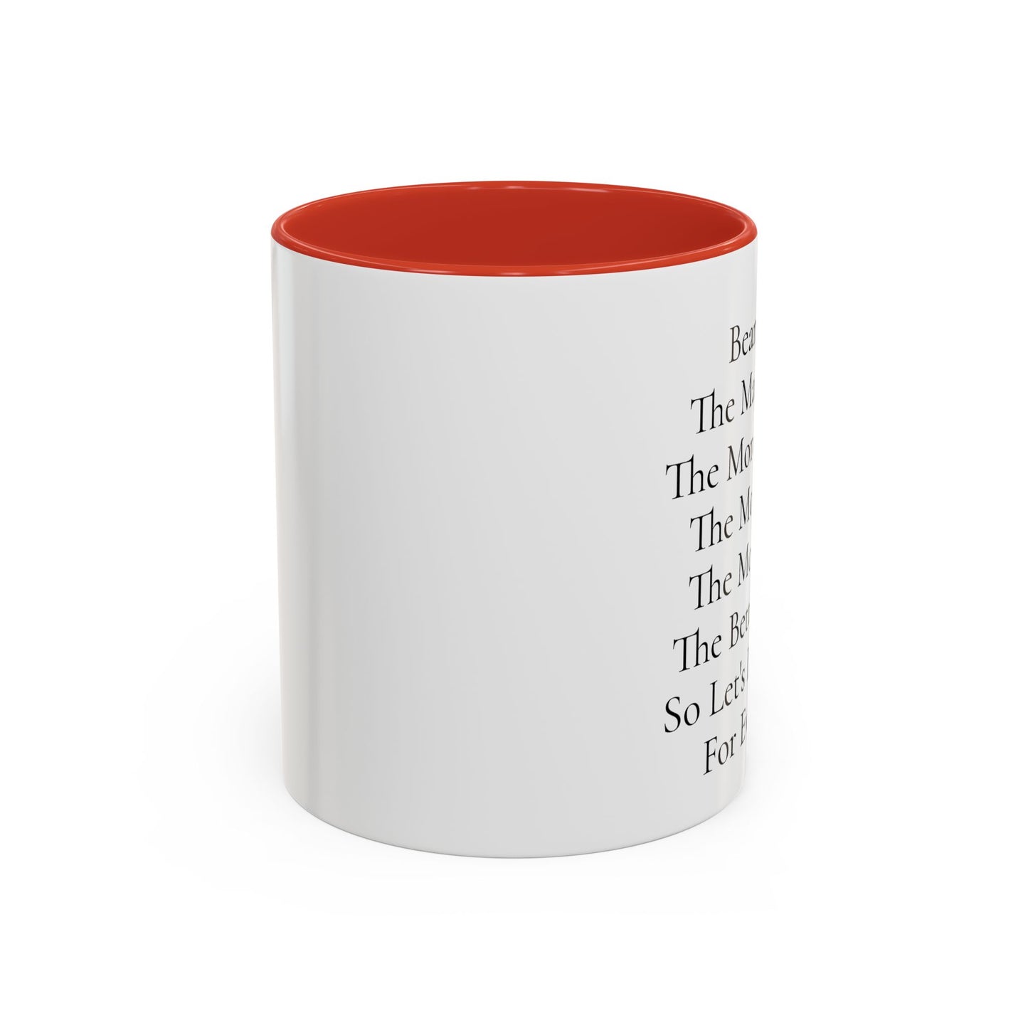 Beans Poem Coffee Mug, Funny Coffee Cup, Gift for Coffee Lovers, Cute Drinkware, Tea Mug for Friends