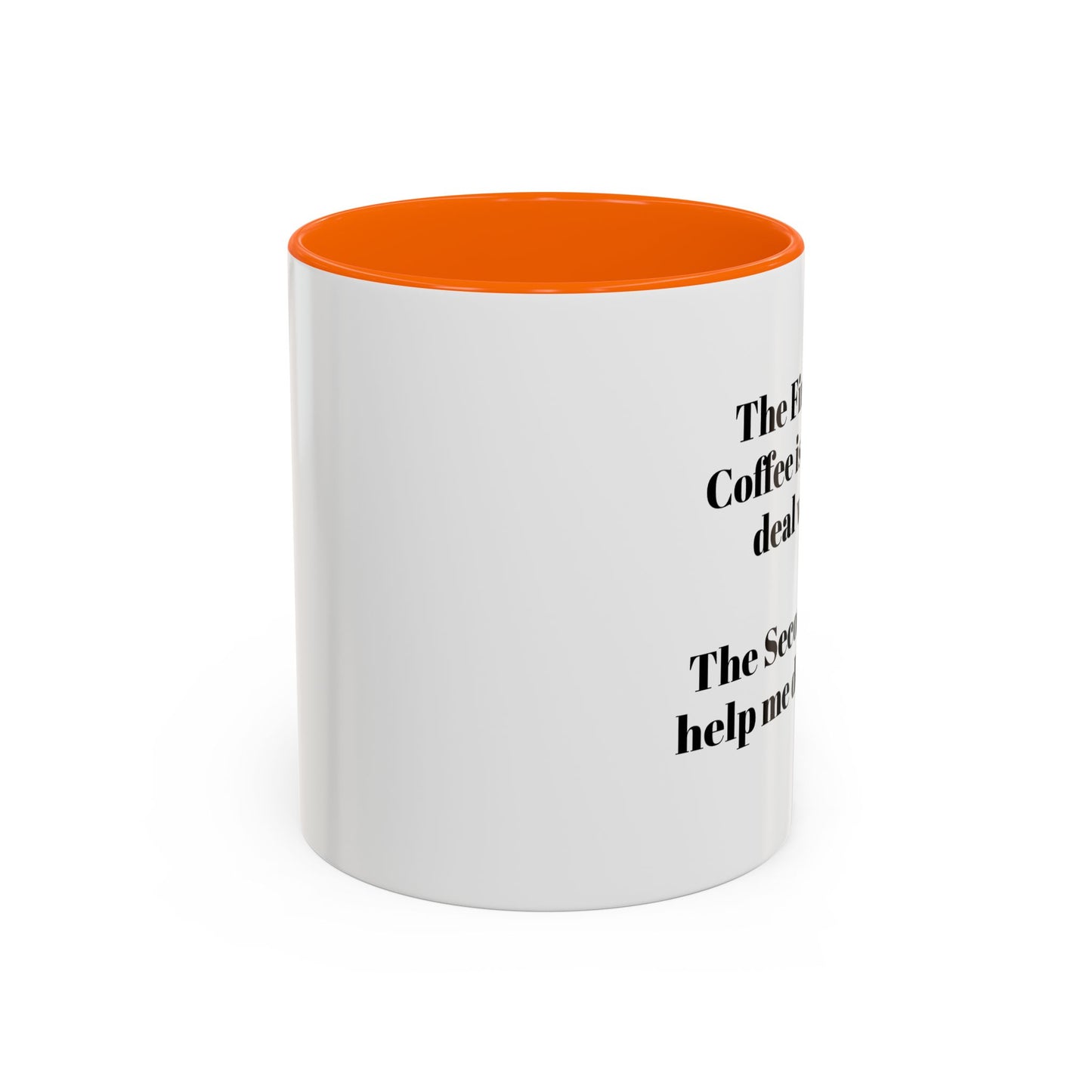 Coffee Mug - Funny Quote Monochrome Design