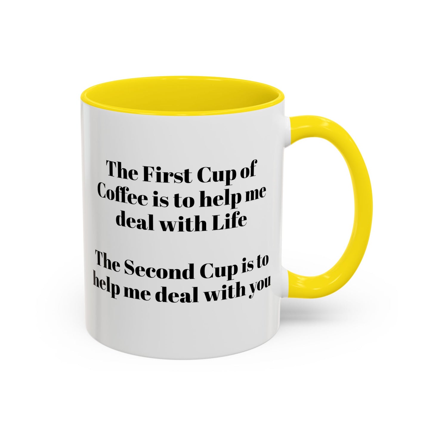Coffee Mug - Funny Quote Monochrome Design