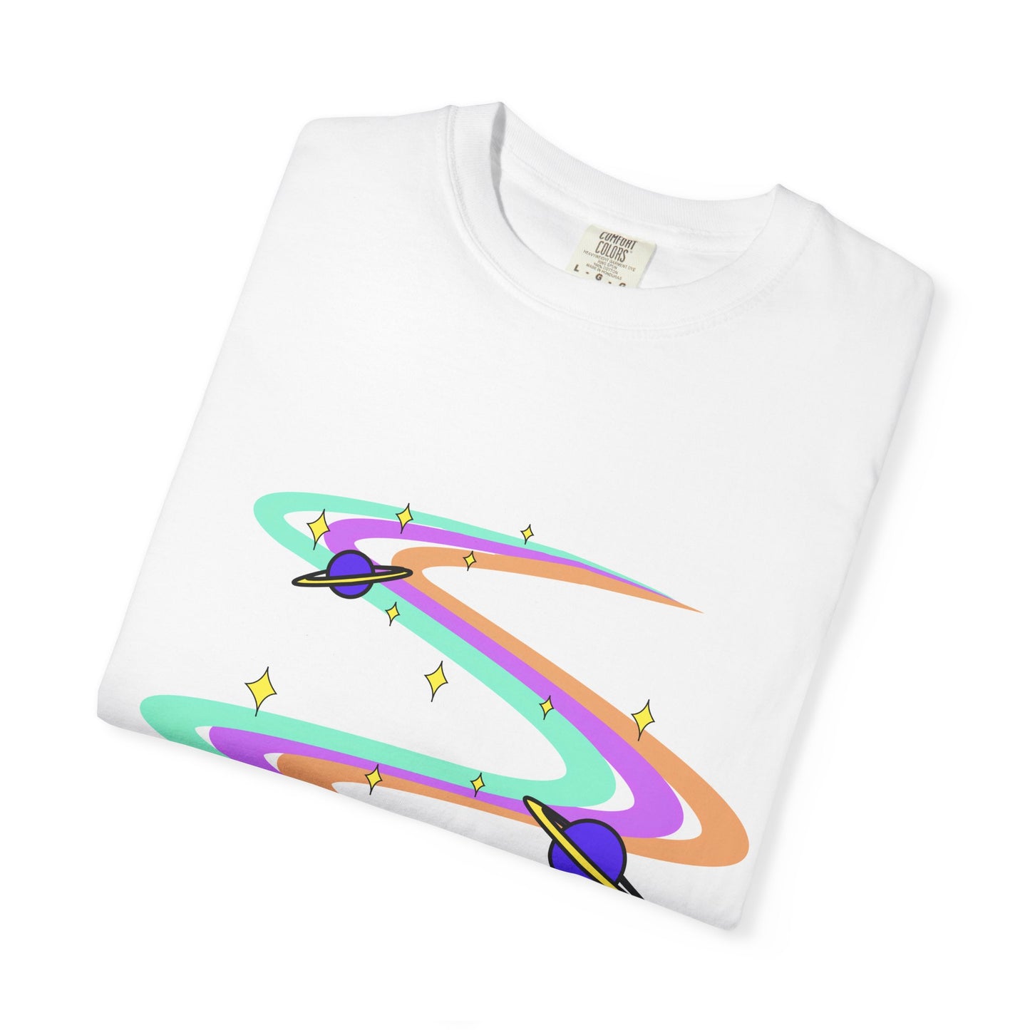 Cosmic Brain Graphic Unisex T-Shirt - Dreamy & Vibrant Design