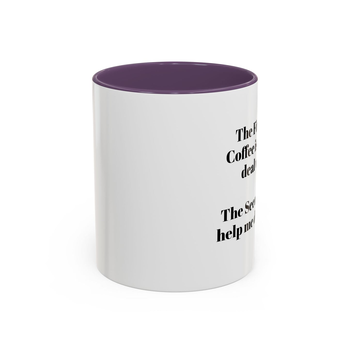 Coffee Mug - Funny Quote Monochrome Design