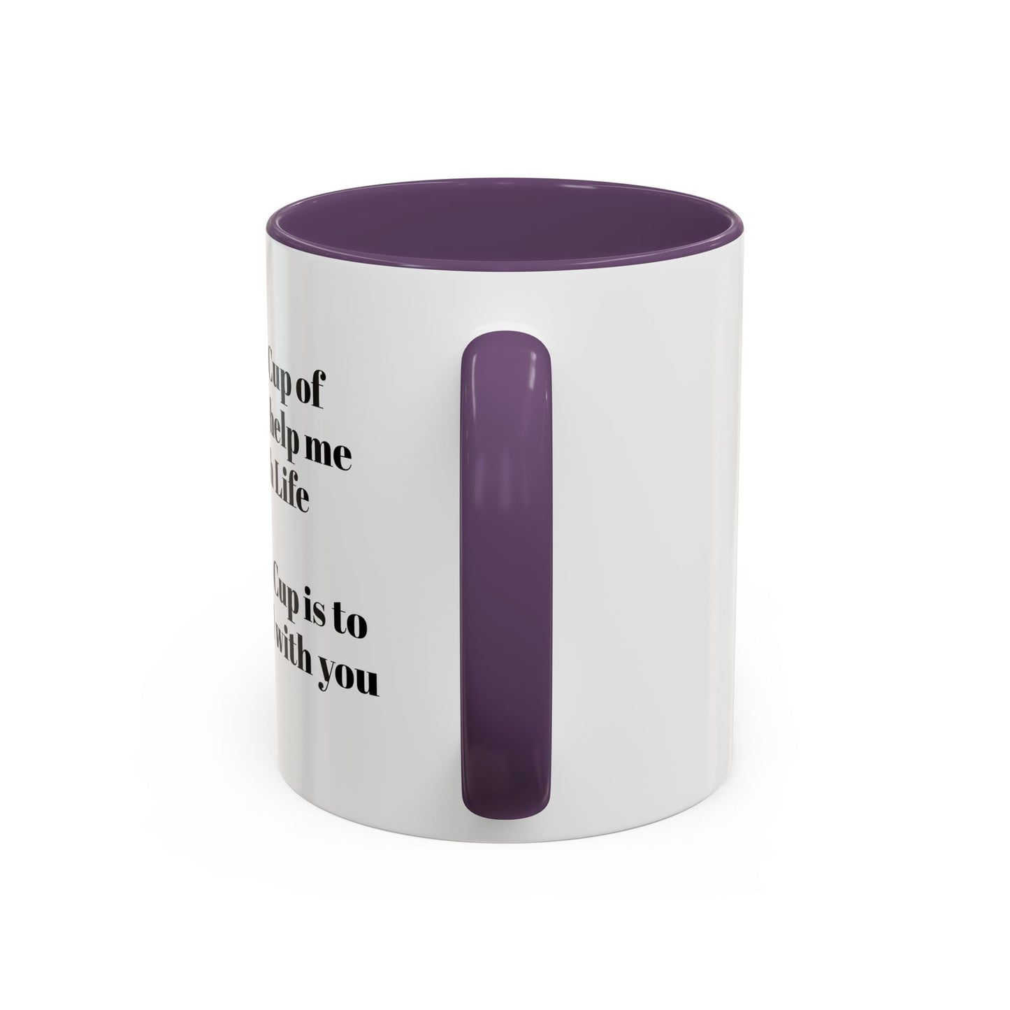 Coffee Mug - Funny Quote Monochrome Design