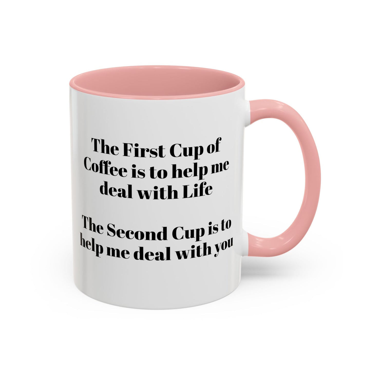 Coffee Mug - Funny Quote Monochrome Design