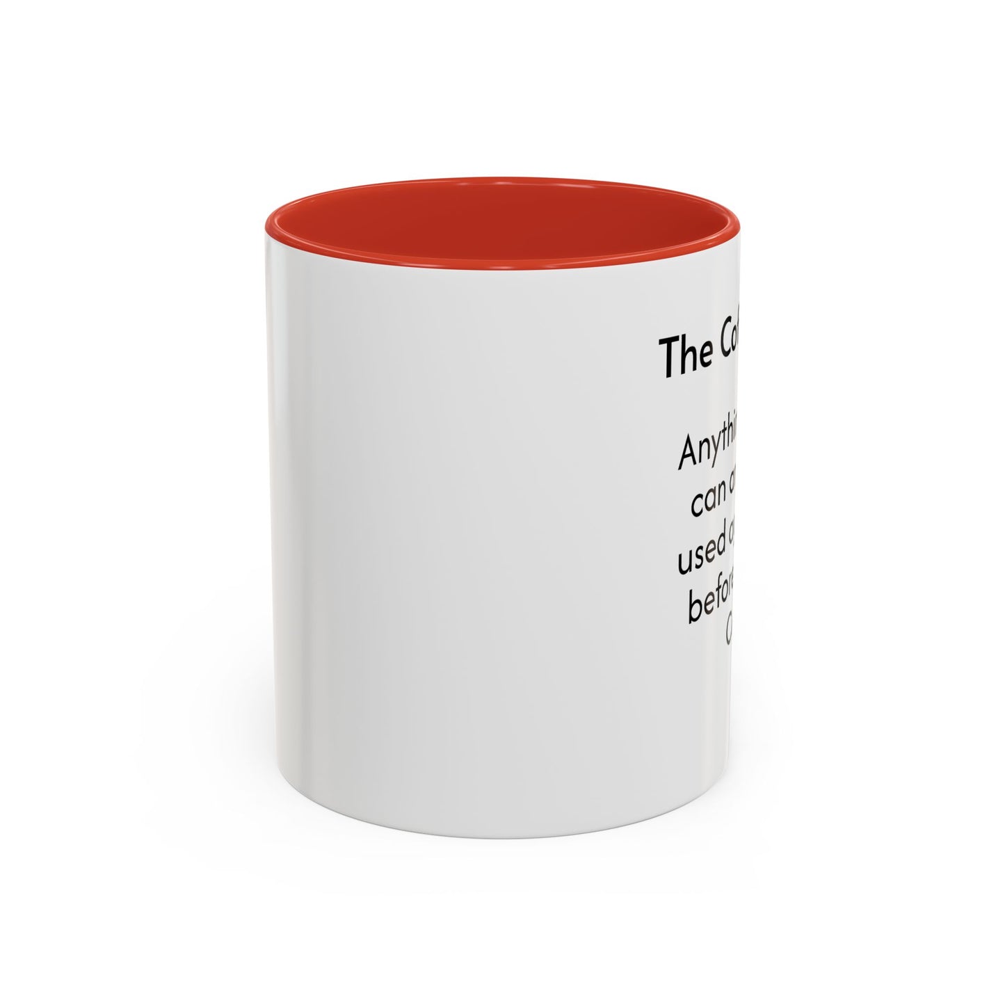 Coffee Rights Accent Mug - Funny Coffee Cup, Gift for Coffee Lovers, Office Humor Mug, Funny Drinkware, Black Handle Mug